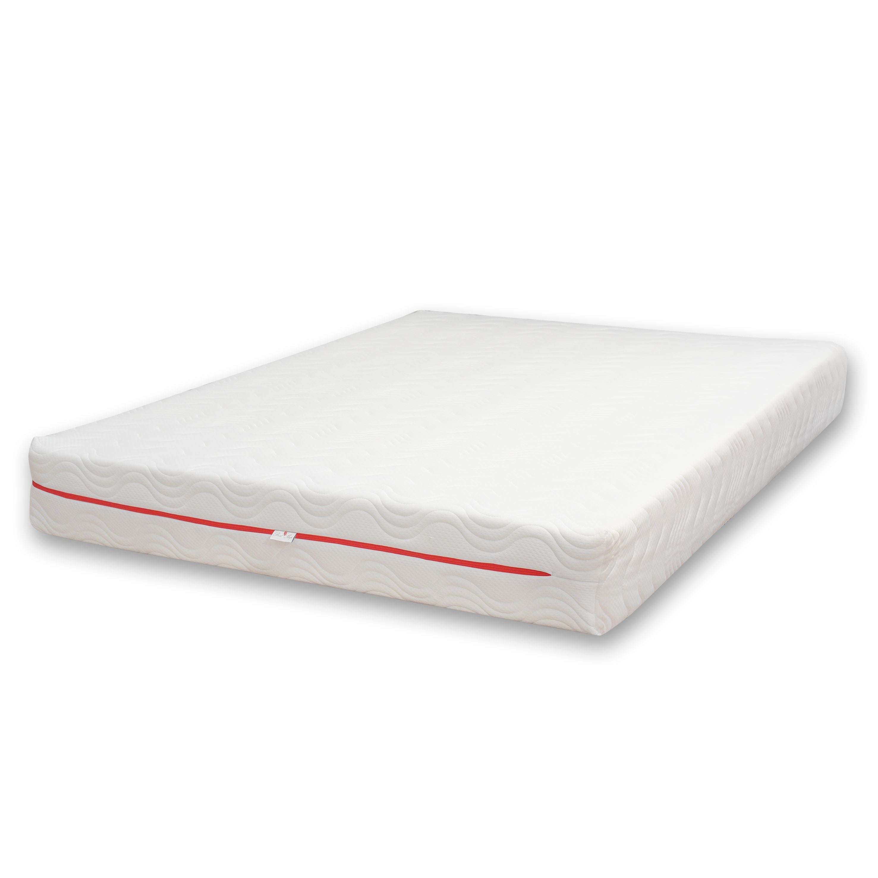 Saltea Ortopedica, Waves, 25cm, 21+4 Memory, 7 zone de confort, spuma poliuretanica cu memorie, husa detasabila, fermitate medie