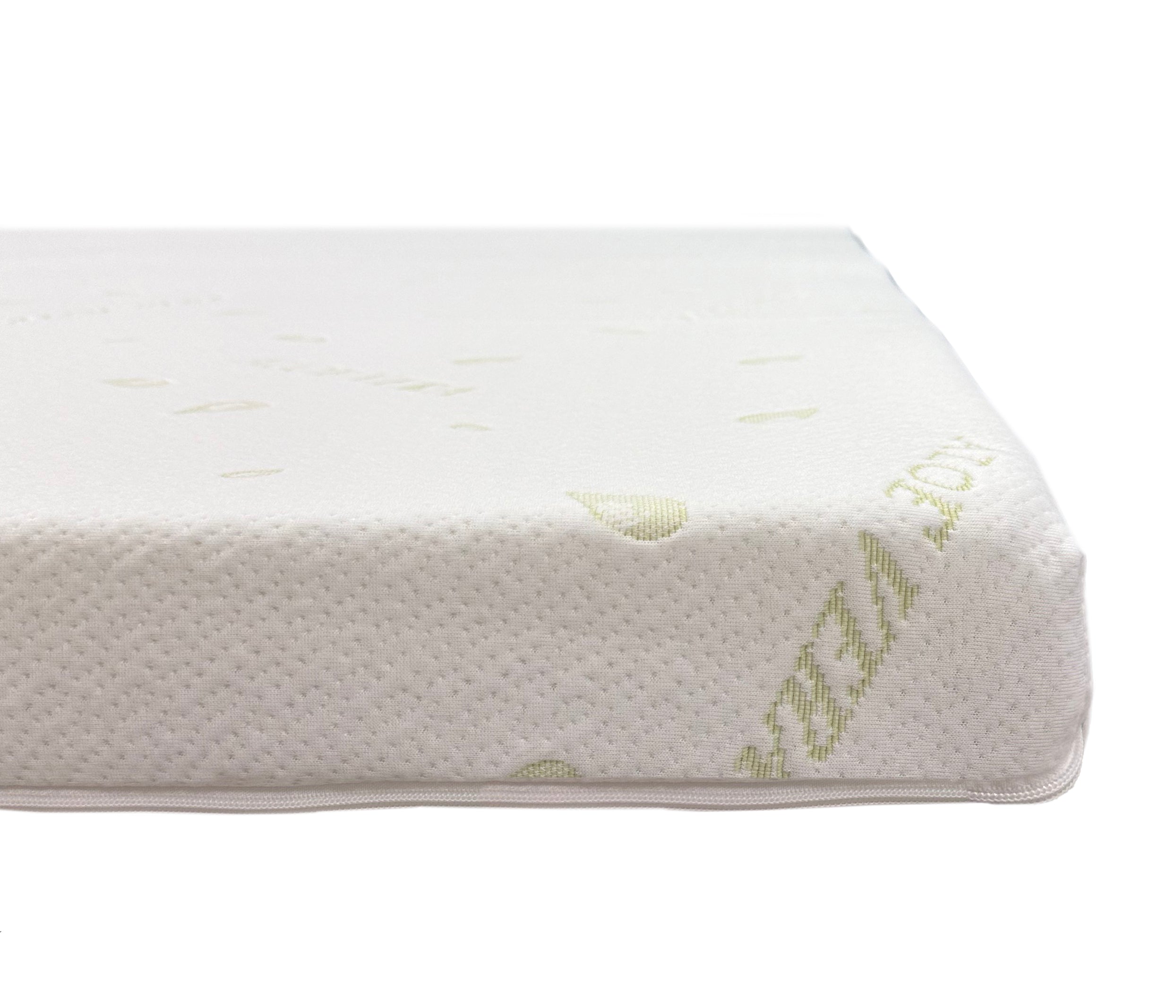 Topper Saltea Best Sleep Principal Aloe Vera, H8 4cm spuma poliuretanica+ 4 cm latex, husa aloe vera