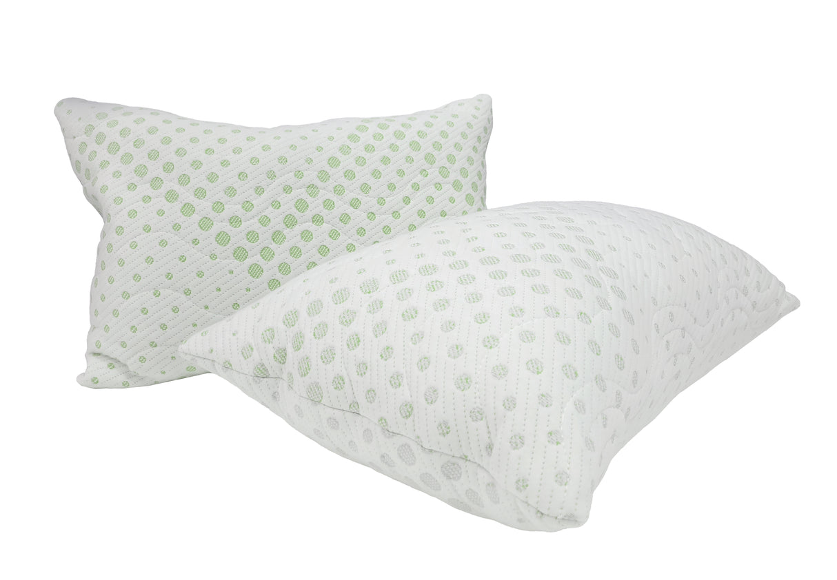 Set of 2 Star Moon Yellow Pillows, 50x70, hypoallergenic, washable at 40°C