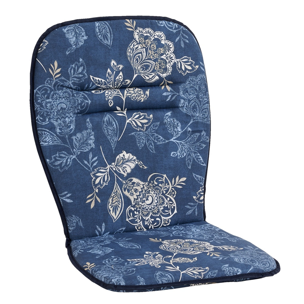 Perna gradina scaun contur Nadira albastru, 92x45x3 cm
