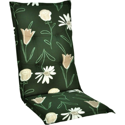Perna gradina scaun 5 pozitii, Flower verde, 123x50x6cm
