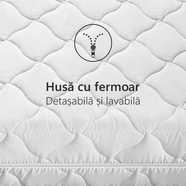 Saltea Ortopedica Star Moon, Athena DoubleSide, H25cm, spuma poliuretanica, reversibila, ferma - OUTLET