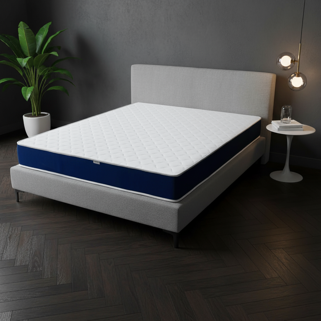 Saltea Ortopedica, Best Sleep, Happy * Plus, 20+5 spuma Poliuretanica cu memorie, hipoalergenica, husa matlasata, fermitate moale