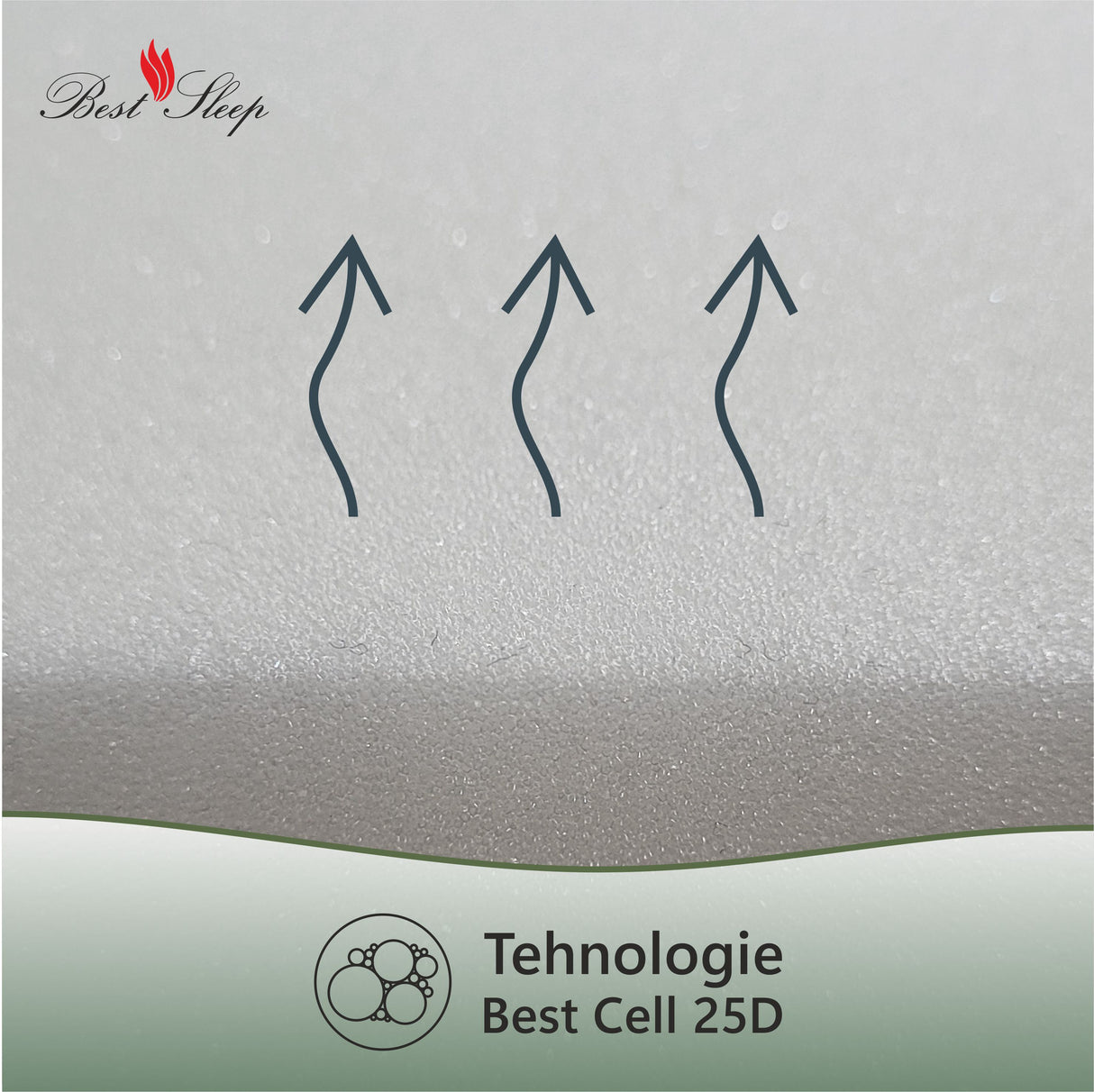 Saltea Ortopedica Best Sleep Baby Dream Bamboo 18cm, spuma poliuretanica, fibra de cocos, husa detasabila cu fermoar