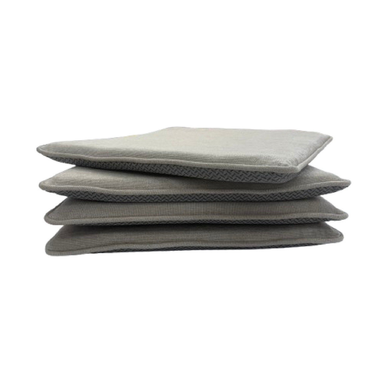 Set of Starmoon Memo chair cushions, 40x40 cm, memory foam filling with anti-slip layer