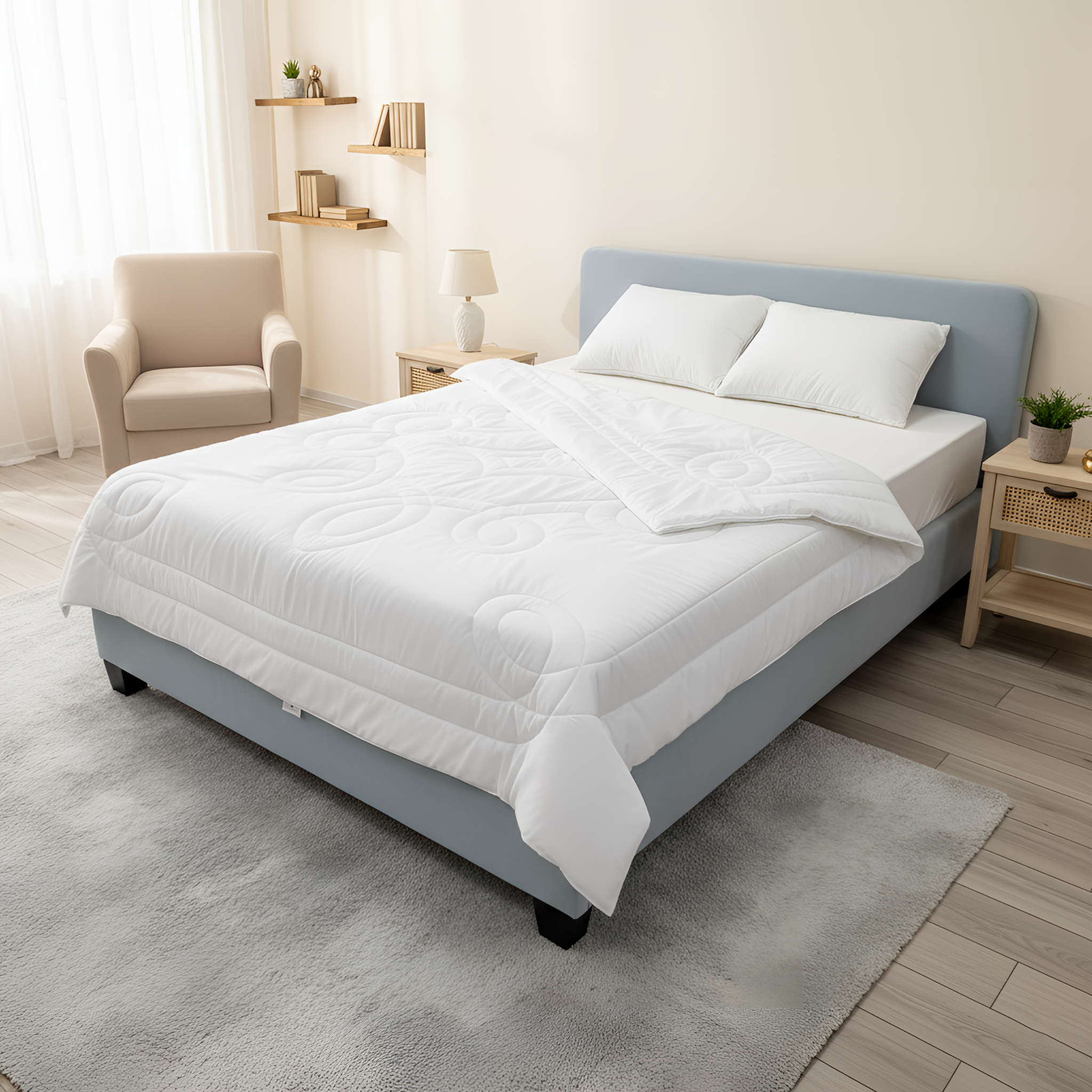 Pilota Best Sleep Nivora, 400g, 220x200cm, microfibra, iarna