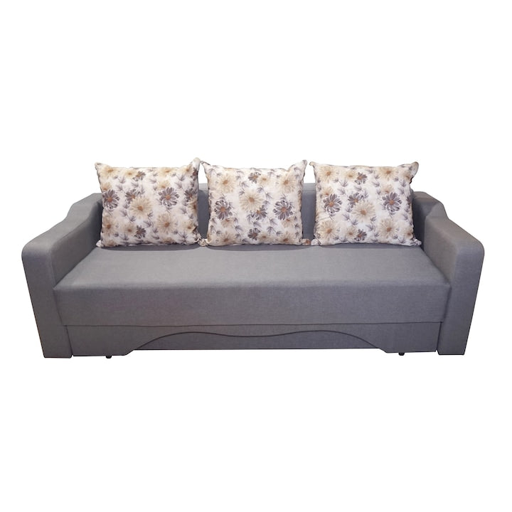 Canapea extensibila Amias 230x70x90 cm , culoare Gri