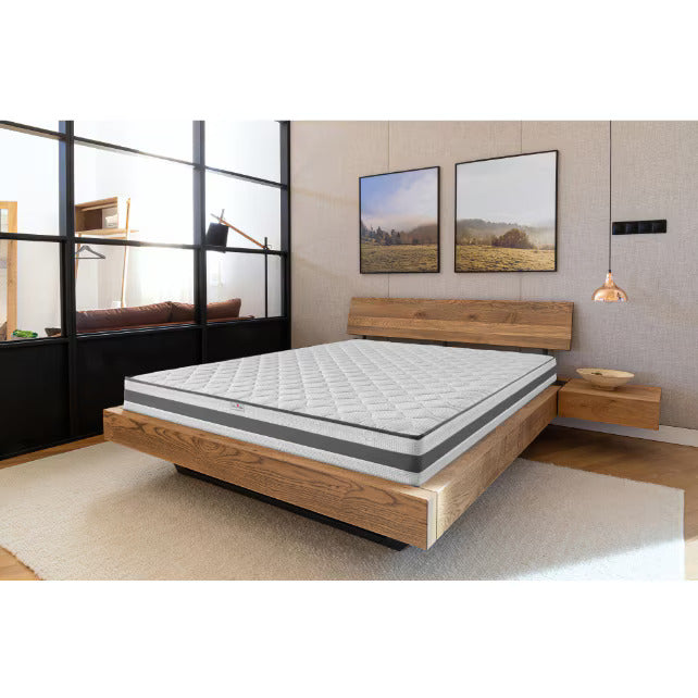 Saltea Ortopedica, Best Sleep Argentum Cool Memory, spuma poliuretanica cu particule gel, husa detasabila, fermitate medie