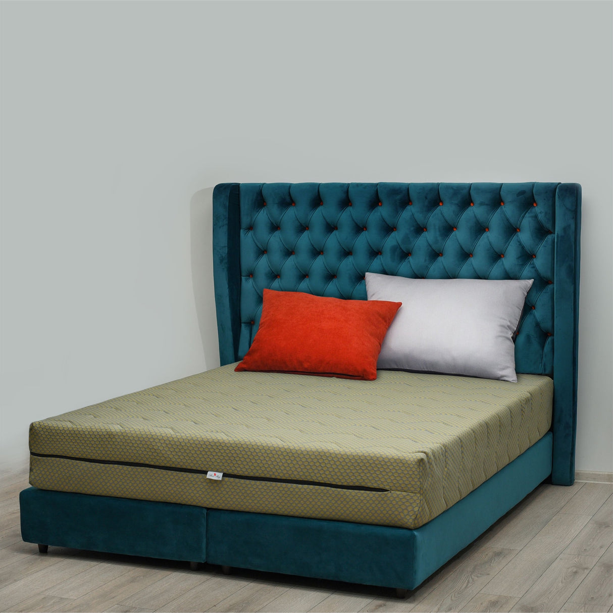 Husa saltea matlasata, Sleep Evolution, textil Gala, hipoalergenic, cu fermoar pe 3 laturi, 20 cm