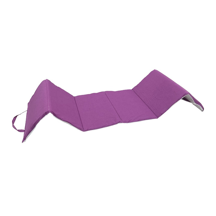 Saltea de plaja sau de picnic/camping, cu maner, 180x50 cm, Roz