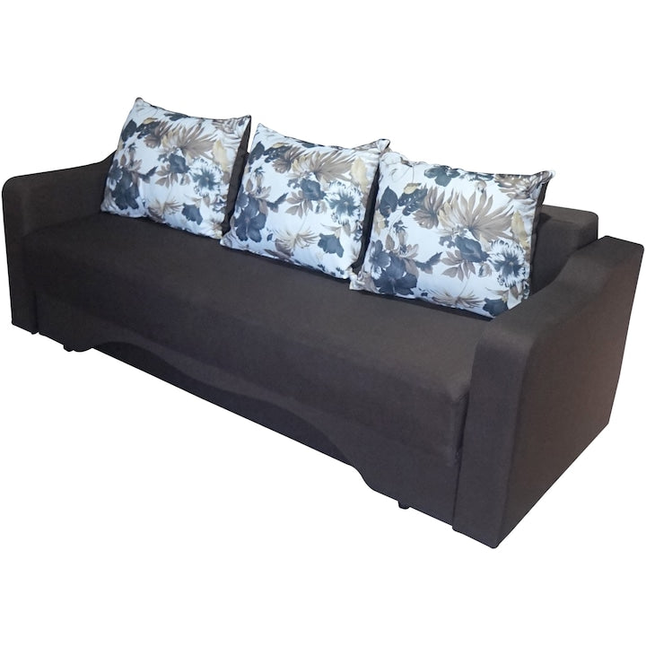 Canapea extensibila Amias 230x70x90 cm , culoare Maro Inchis