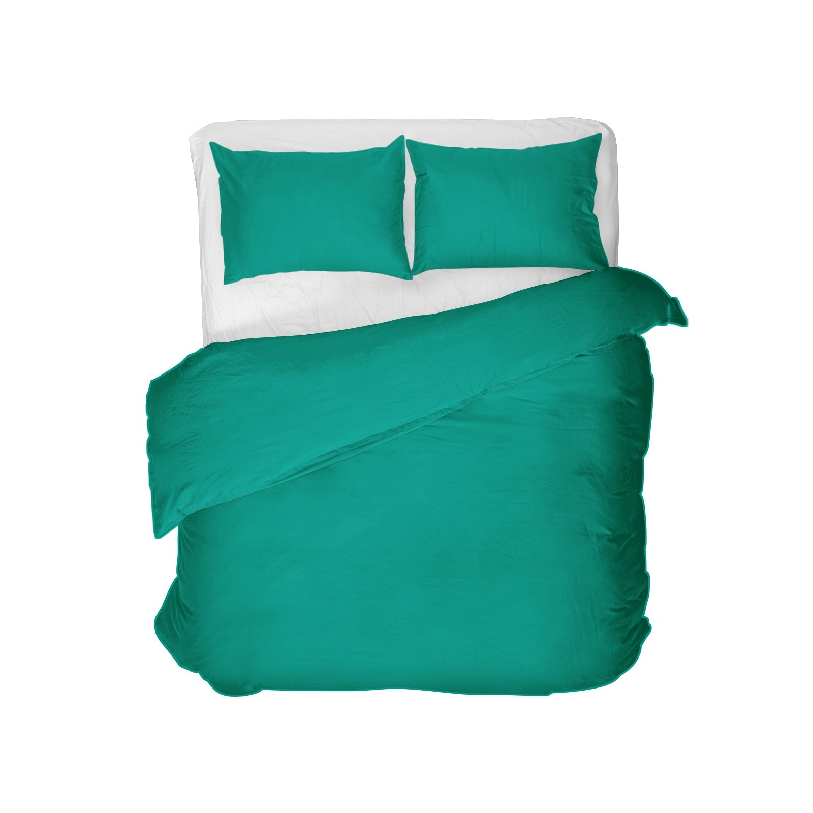 Lenjerie de pat jersey, cu fermoar, 140 gr/mp, verde, 18, 100% bumbac