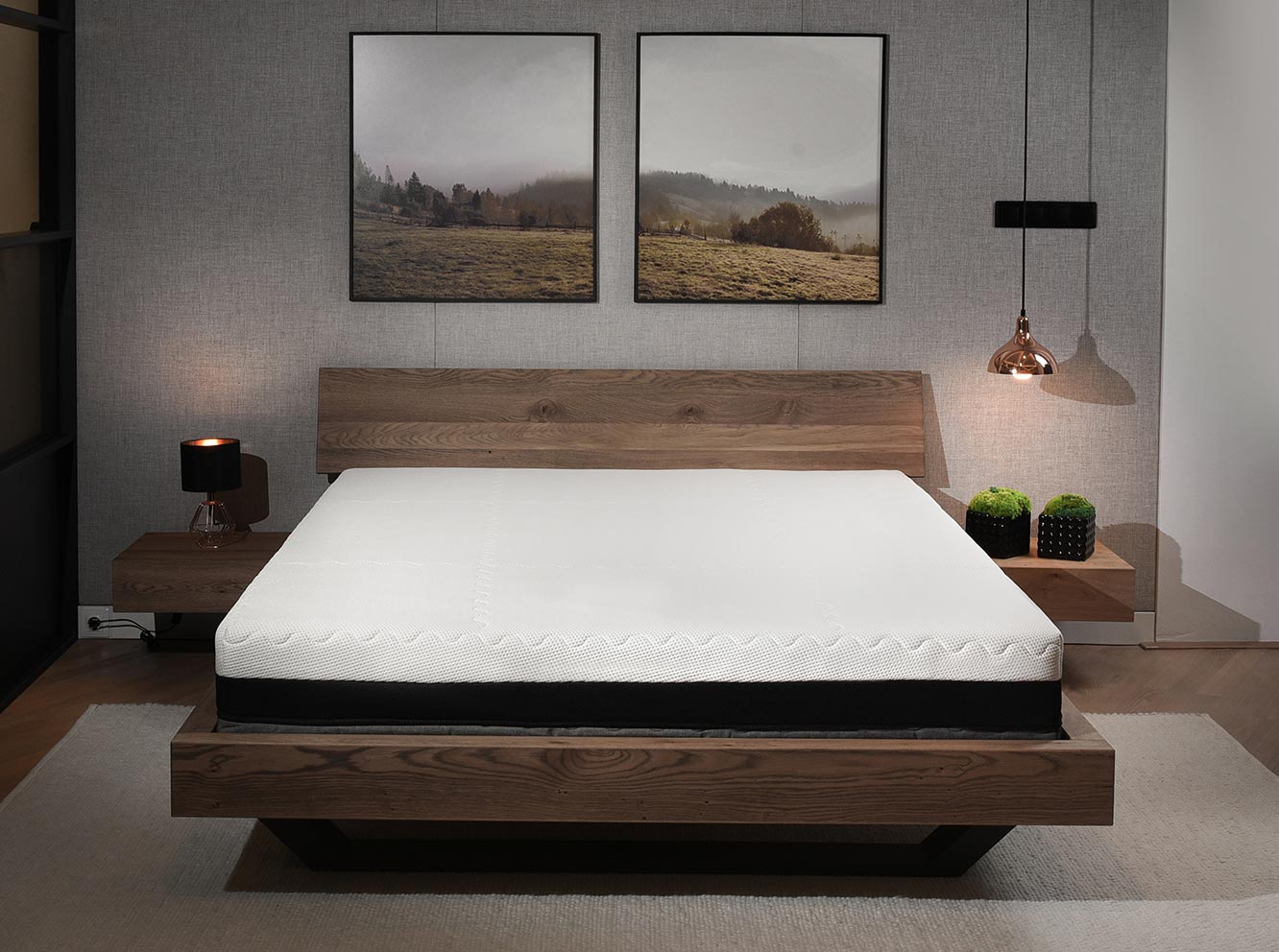 Saltea Ortopedica, Star, 26cm, cu arcuri individuale, Hipoalergenic, Sistem de aerisire, husa detasabila, fermitate medie