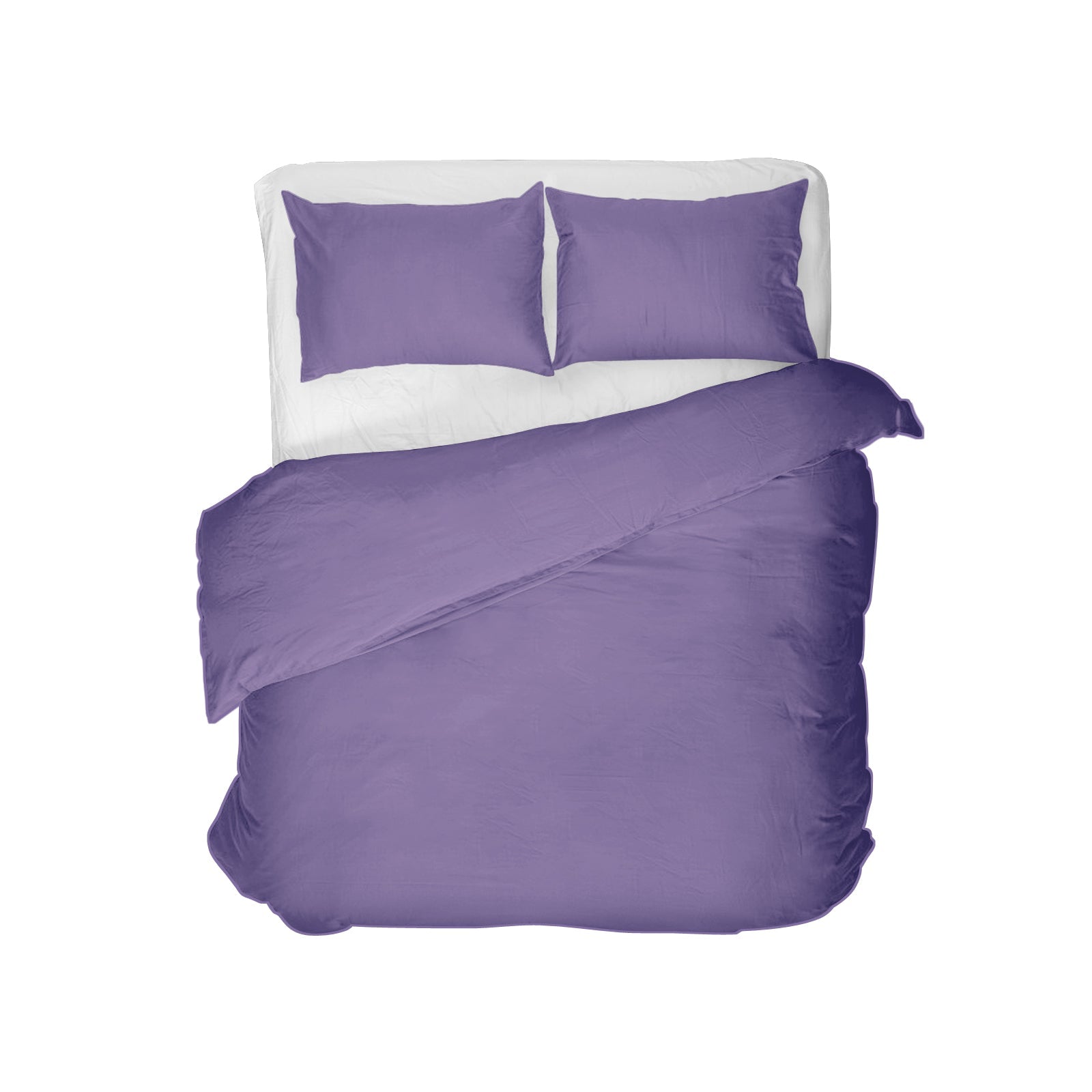 Lenjerie de pat jersey, cu fermoar, 140 gr/mp, violet, 41, 100% bumbac