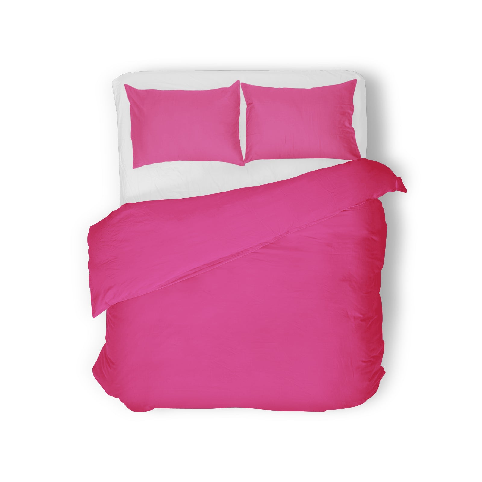 Lenjerie de pat jersey, cu fermoar, 140 gr/mp, roz inchis, 47, 100% bumbac