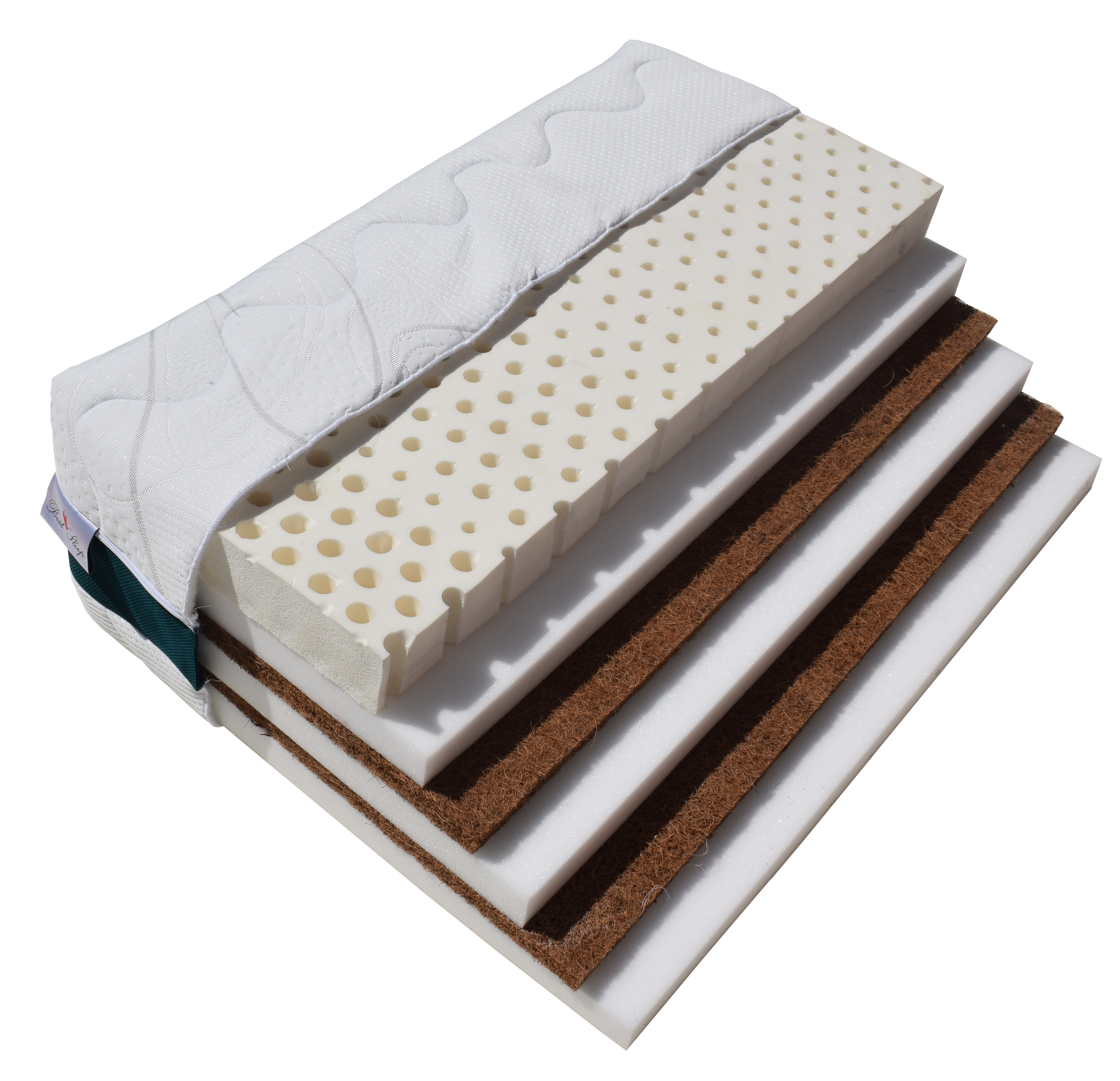 Saltea ortopedica Best Sleep Latex Lux, 23cm, cu latex, hipoalergenic, antibacterian, ferma