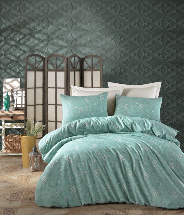 Printed bed linen, Satin Ranforce, pattern 4