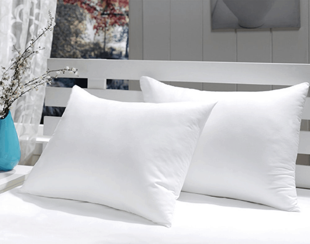 Piese lenjerii-husa perna , Alba, Damasc 1 cm, 135 gr/mp