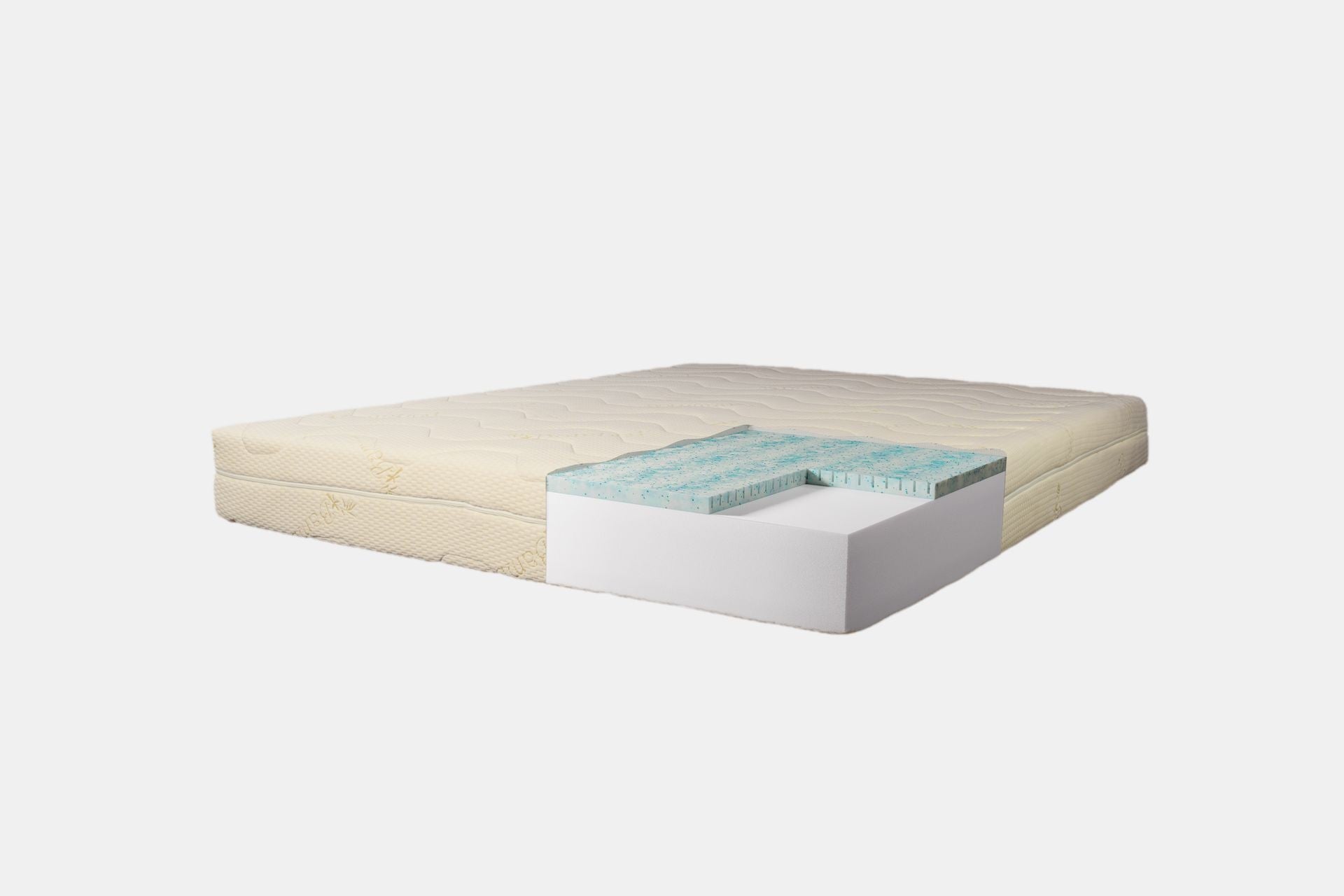 Saltea Ortopedica, Best Bambus, 25cm, 20+4+1, Spuma poliuretanica,latex cool gel, hipoalergenica, husa matlasata, detasabila, fermitate medie