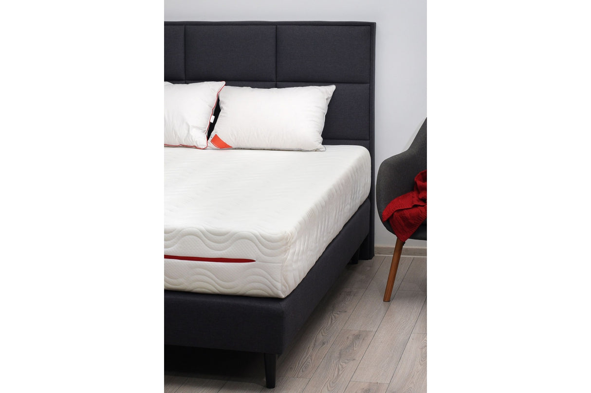 Husa saltea matlasata,poliester,cu fermoar pe 3 laturi, 17cm