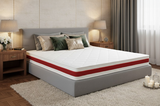 Sleep Evolution Rosso Orthopedic Mattress, 30 cm, 25+4+1, Memory Foam, hypoallergenic, quilted, removable cover, medium firmness
