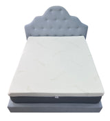 Topper Saltea Best Sleep Heavenly Bamboo, H8 4cm spuma poliuretanica+ 4 cm latex cool gel, husa bambus