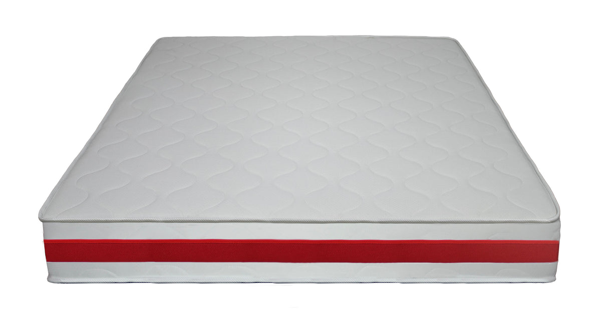 Sleep Evolution Rosso Orthopedic Mattress, 30 cm, 25+4+1, Memory Foam, hypoallergenic, quilted, removable cover, medium firmness