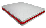 Sleep Evolution Rosso Orthopedic Mattress, 30 cm, 25+4+1, Memory Foam, hypoallergenic, quilted, removable cover, medium firmness