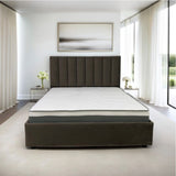 Upholstered bed Komfort Dakota, particle board bed base included