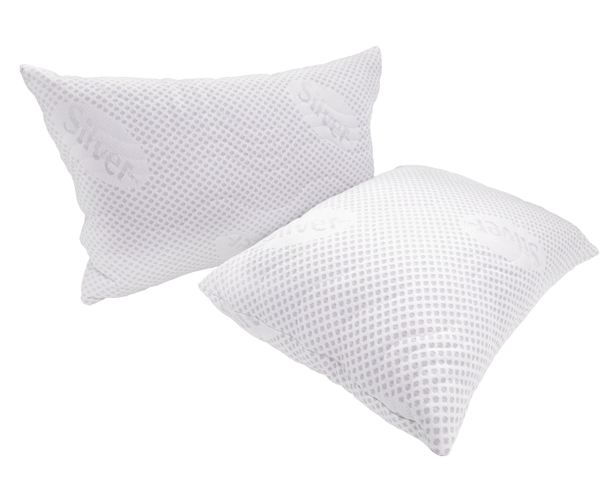 Set 2 Perne  Star Moon Hotel Silver Care, 50x70, hipoalergenica,lavabile la 40°C