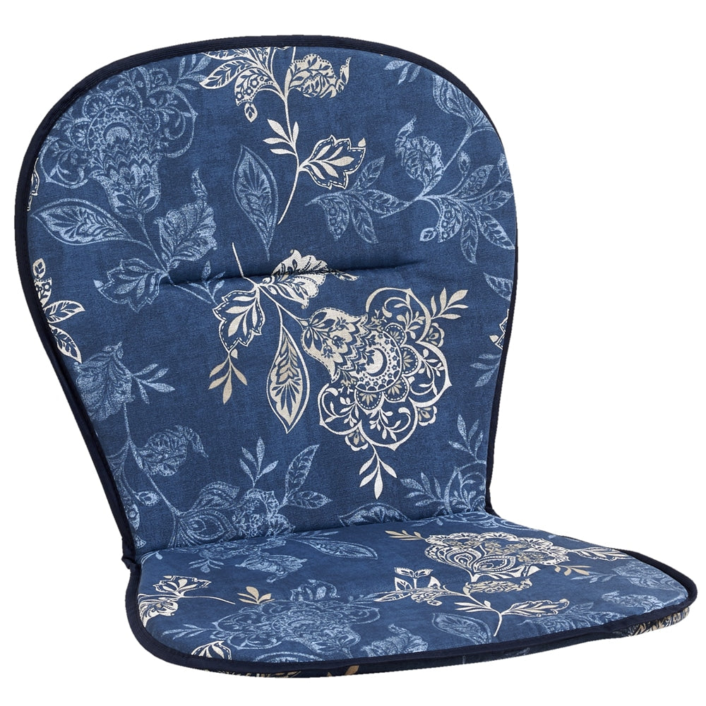 Perna gradina scaun contur Nadira albastru, 77x43x2 cm