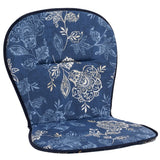 Perna gradina scaun contur Nadira albastru, 77x43x2 cm