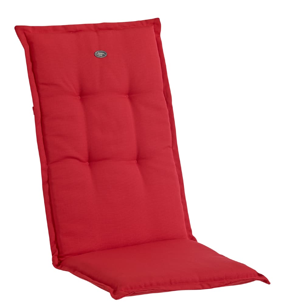 Perna gradina scaun 5 pozitii, Rosu, 123x50x6cm