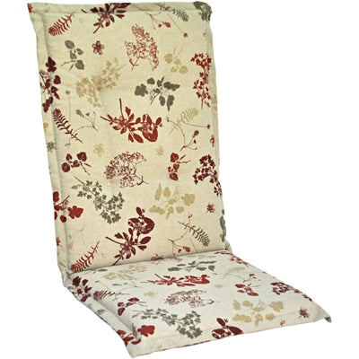 Perna gradina scaun 5 pozitii, Natur, 123x50x6cm