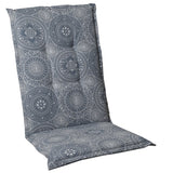 Perna gradina scaun 5 pozitii, Mandala gri, 123x50x6cm