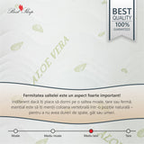 Saltea Ortopedica Best Sleep Baby Dream Aloe Vera 22cm, spuma poliuretanica, fibra de cocos, husa detasabila cu fermoar
