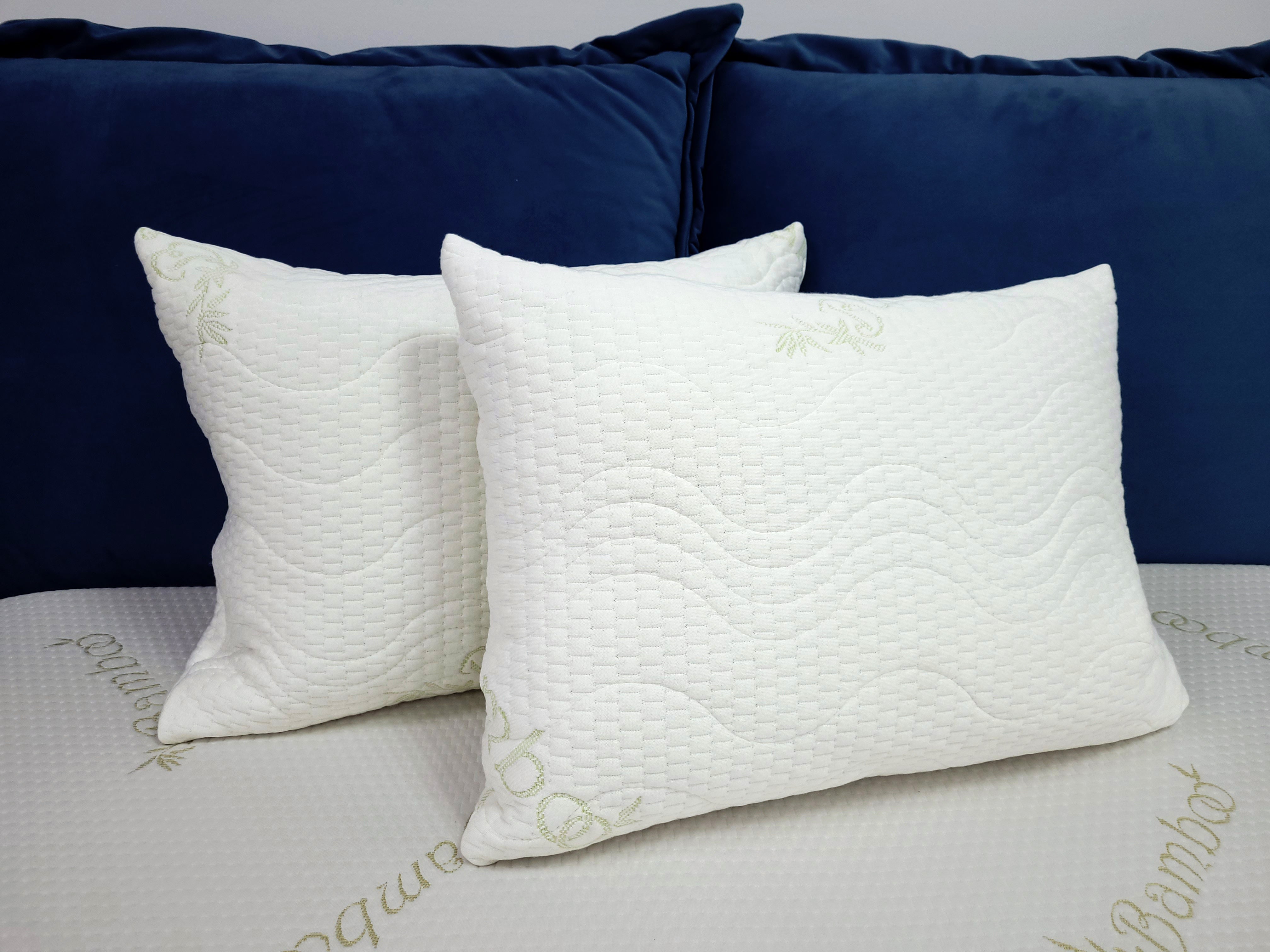 Set 2 Perne  Star Moon Bamboo, 50x70, hipoalergenica,lavabile la 40°C