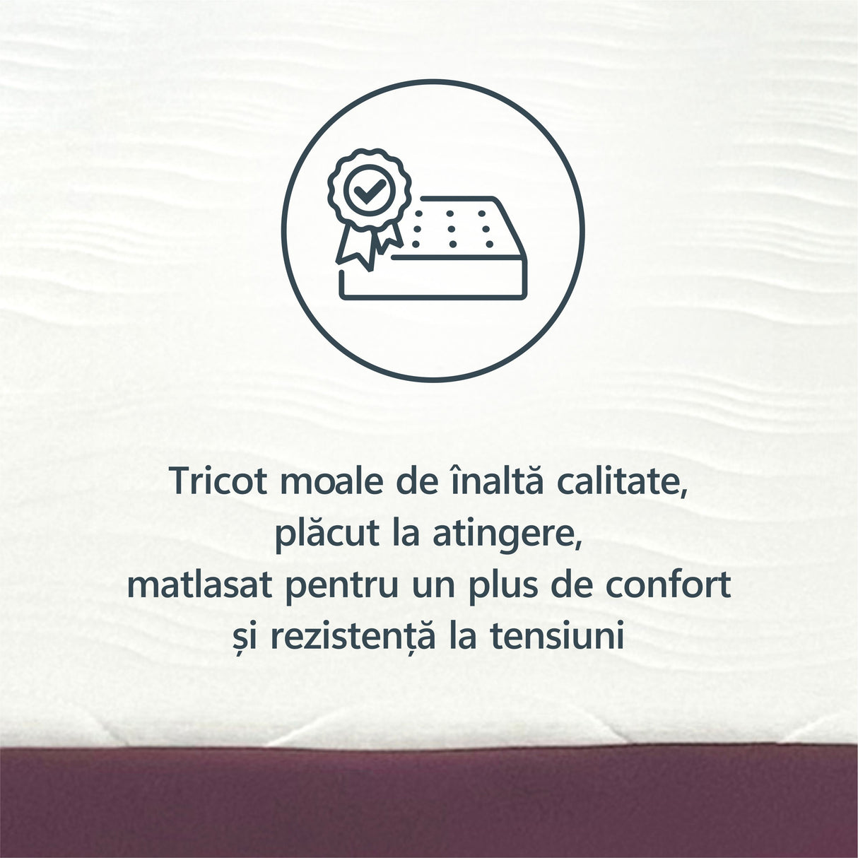 Saltea ortopedica, Best Sleep Color Line Purple, 20cm, spuma poliuretanica, hipoalegenic, reversibila, ferma