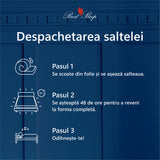 Saltea Ortopedica, Best Sleep, Happy * Plus, 20+5 spuma Poliuretanica cu memorie, hipoalergenica, husa matlasata, fermitate moale