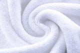 Greek pattern bath towel, White 500 gr/sqm