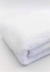 Plain bath towel, White 500 gsm