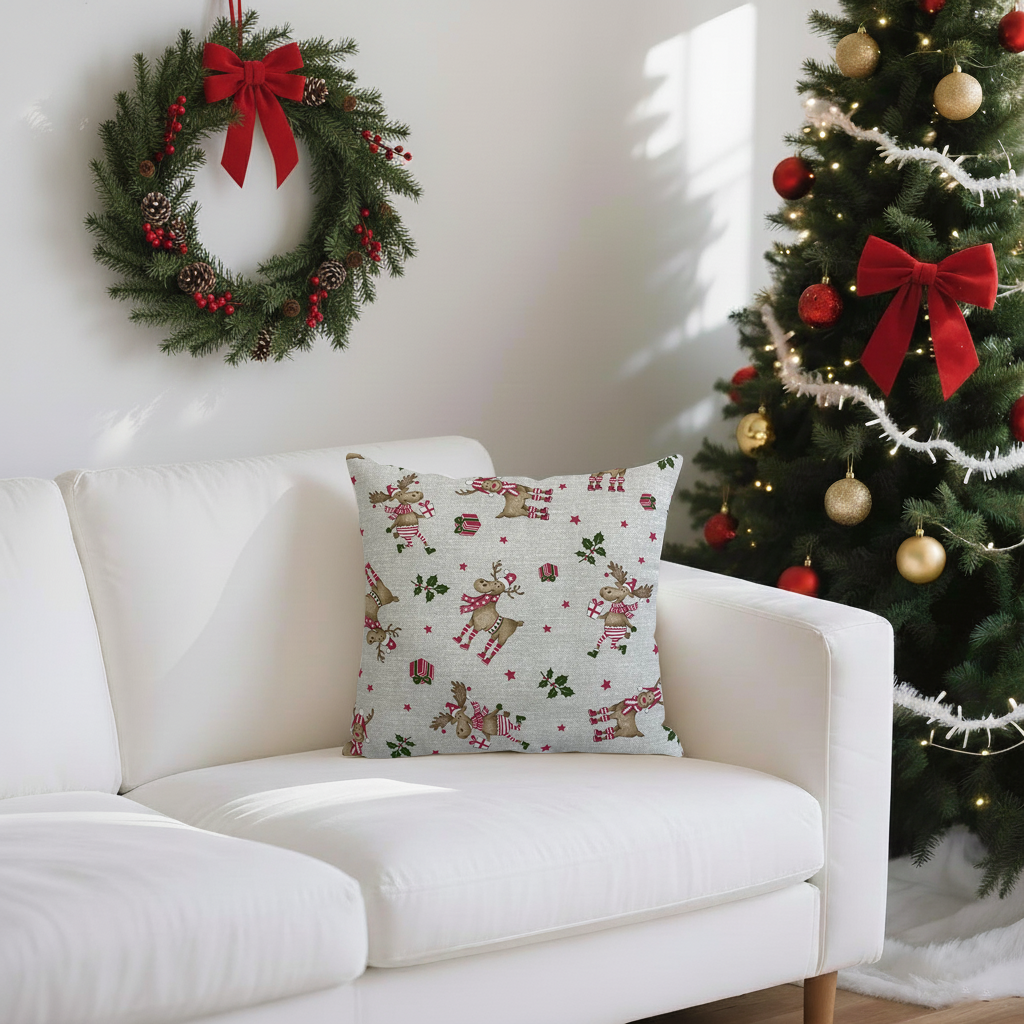 Rudolph decorative pillow