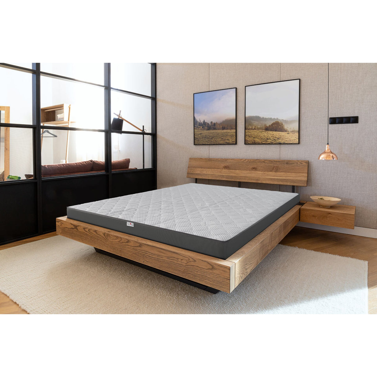 Saltea Ortopedica Sleep Evolution Duo Life Silver  17+3+1, 21cm, High Resilience, husa cu ioni de argint, ferma