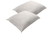 Set of 2 Best Sleep Tencel Memory Foam Classic Shape Pillows