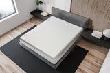Topper Saltea Best Sleep Celest One Argentum, H 5cm, spuma poliuretanica profilata, husa argentum