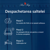 Saltea ortopedica Best Sleep Aura, 20cm, spuma poliuretanica cu memorie, hipoalergenica, antibacteriana, fermitate medie