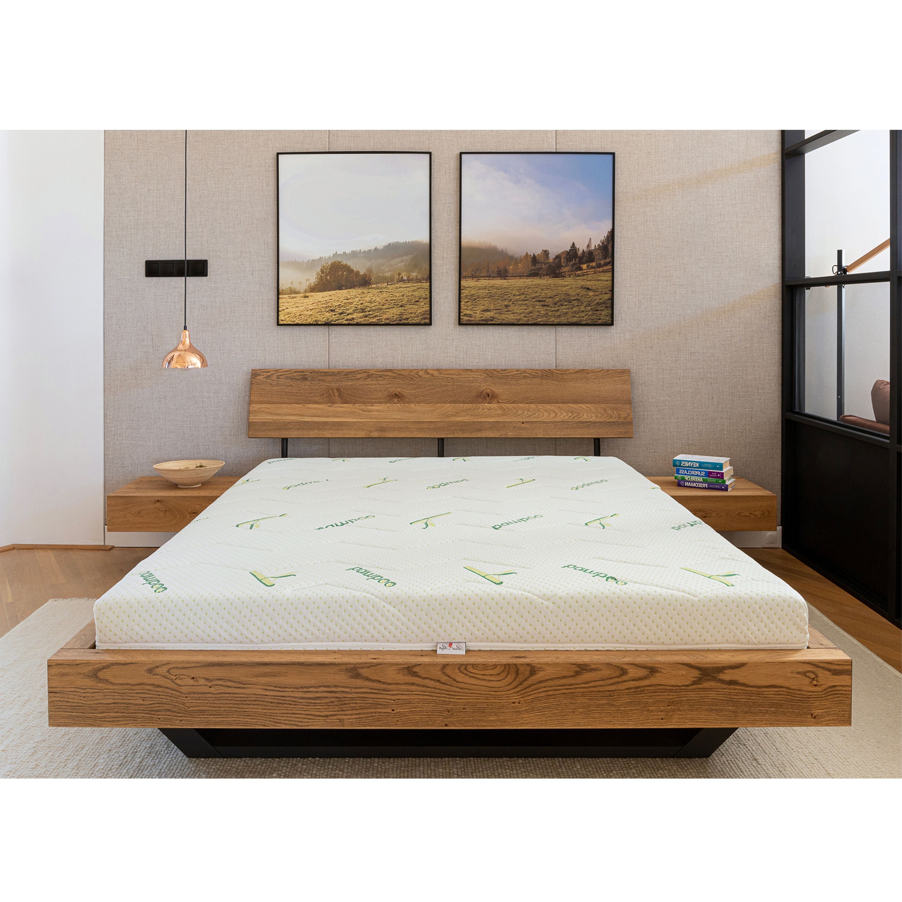 Saltea Ortopedica Best Sleep Baby Dream Bamboo 22cm, spuma poliuretanica, fibra de cocos, husa detasabila cu fermoar