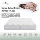 Saltea Ortopedica Best Sleep Baby Dream Bamboo 22cm, spuma poliuretanica, fibra de cocos, husa detasabila cu fermoar