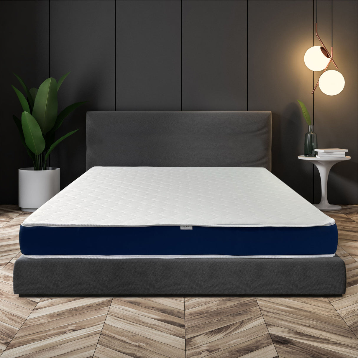 Saltea Ortopedica Happy, 20cm, spuma poliuretanica, hipoalergenic, reversibila, ferma