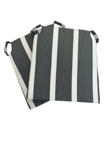 Star Moon Stripe Indoor/Outdoor Chair Cushion Set, 40x40x5 cm